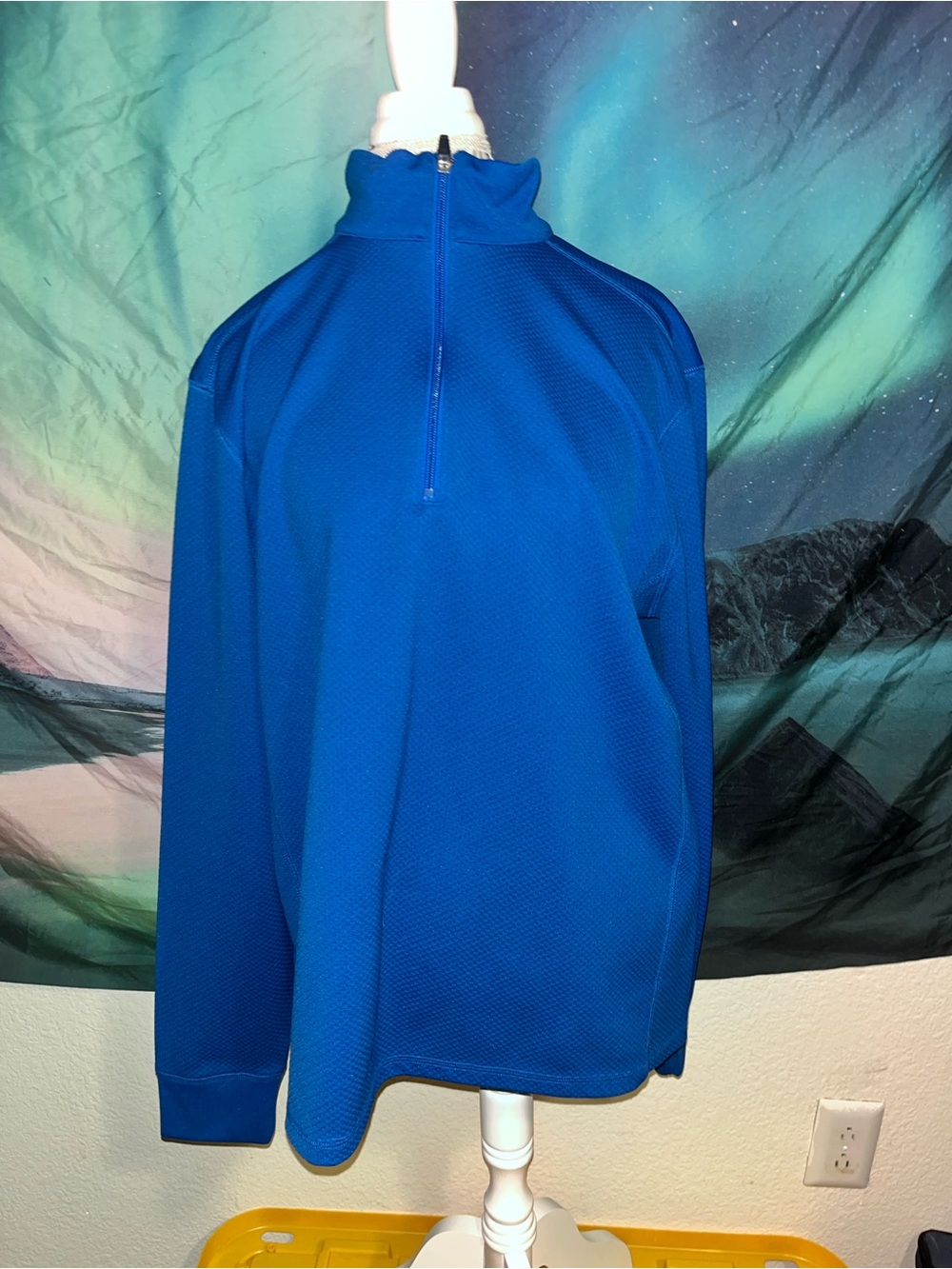 Old Navy Men's Royal Blue Half-Zip Pullover Sweater